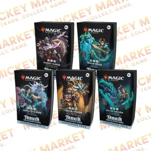 Mickey Market Magic The Gathering Tarkir Dragonstorm Commander Box 5 Deck ENG