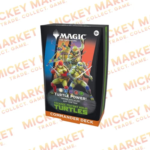 Mickey Market Magic The Gathering Teenage Mutant Ninja Turtles Commander Deck ENG Inglese