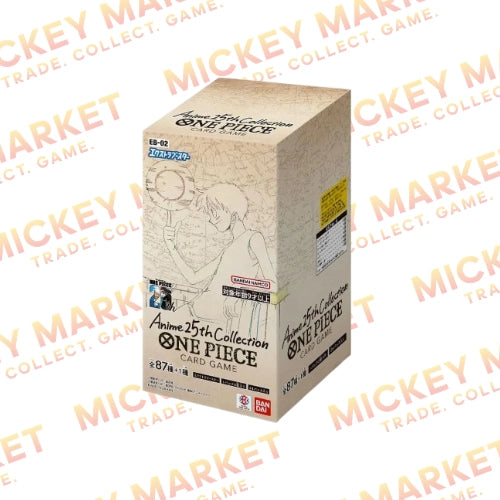 Mickey Market One Piece EB-02 Anime 25th Collection jAP Giapponese Booster Box