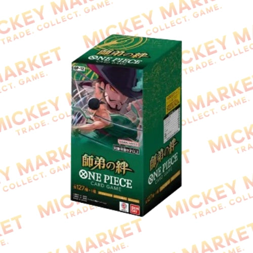 Mickey Market One Piece OP-12 Legacy Of The Master Booster Box JAP Giapponese