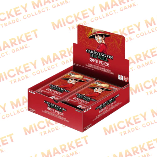 Mickey Market One Piece OP-13 Carrying On His Will ENG Booster Box Inglese