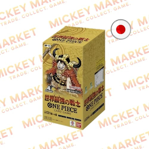 Mickey Market One Piece OP-17 The World's strongest Warriors JAP Booster Box Giapponese