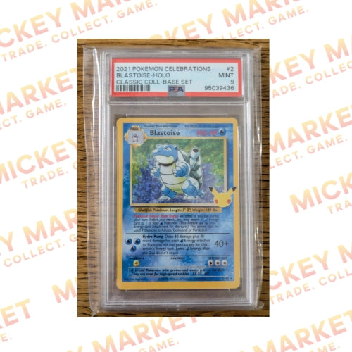 Mickey Market Pokemon Blastoise 2 Gran Festa ENG PSA 9