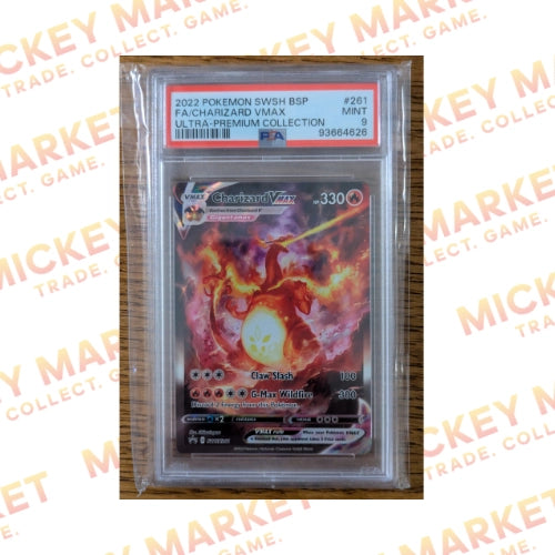 Mickey Market Pokemon Charizard VMAX SWSH 261 Black Star Promos ENG PSA 9