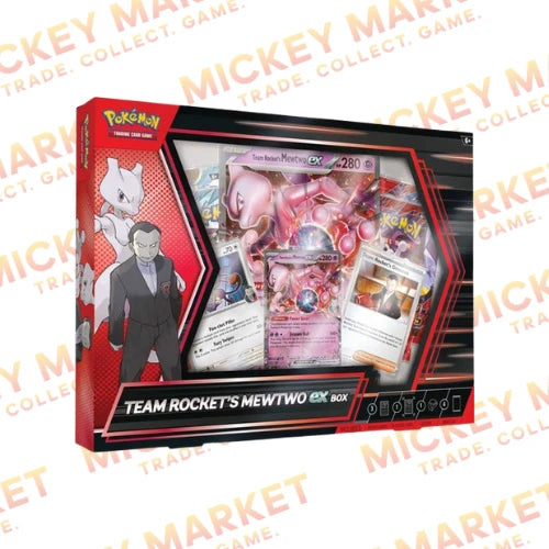 Mickey Market Rivali Predestinati Collezione Mewtwo ex del Team Rocket Pokemon ENG Inglese