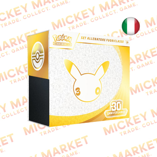 Mickey Market Set Allenatore Fuoriclasse Pokemon 30th Anniversario ITA Italiano
