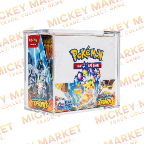 Mickey Market  Teca in Plexiglass Magnetica per Booster Box Pokemon 36 Bustine ITA e ENG