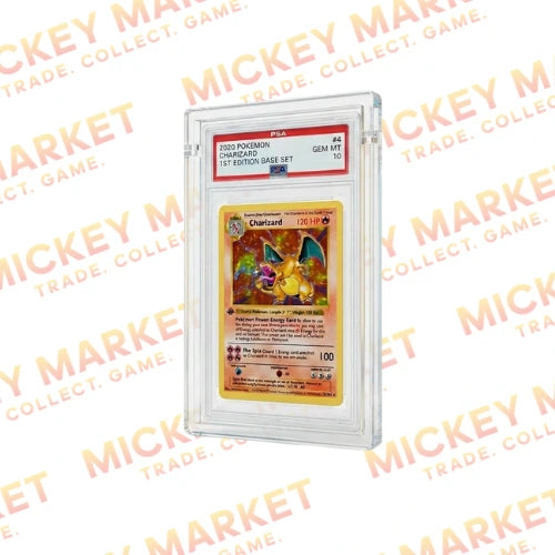 Mickey Market Teca in Plexiglass Magnetica per Carte Gradate PSA CGC Graad AiGrading