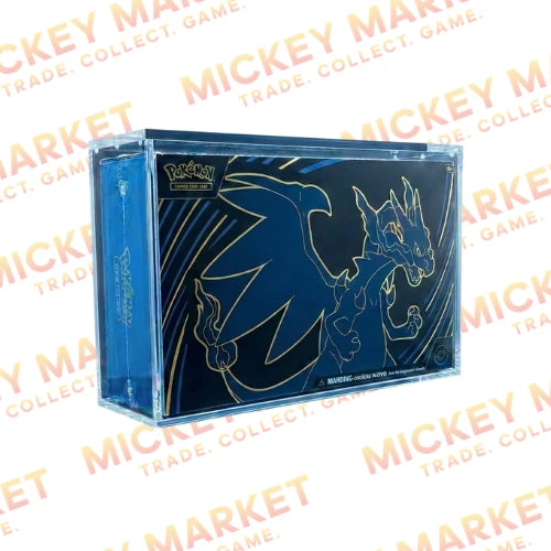 Mickey Market Teca in Plexiglass Magnetica per UPC Ultra Premium Collection Pokemon ENG ITA Inglese Italiano