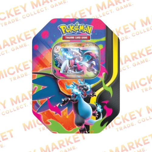 Mickey Market Tin da Collezione Mega Charizard X ex Pokemon ITA