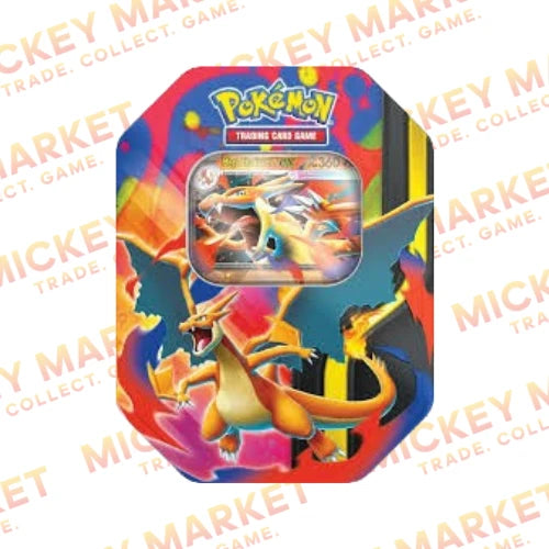 Mickey Market Tin da Collezione Mega Charizard Y ex Pokemon ITA