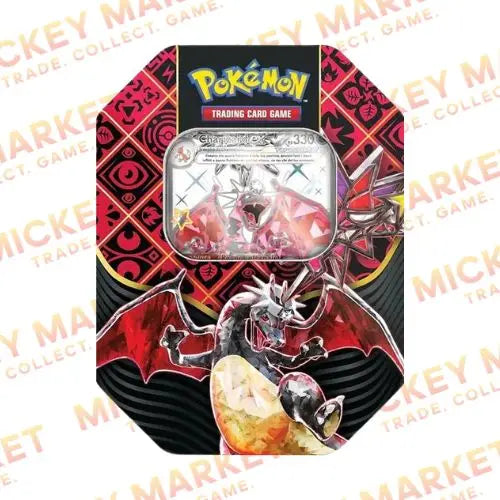 Mickey Market Tin da Collezione Pokemon Destino di Paldea Charizard-ex ITA Italiano